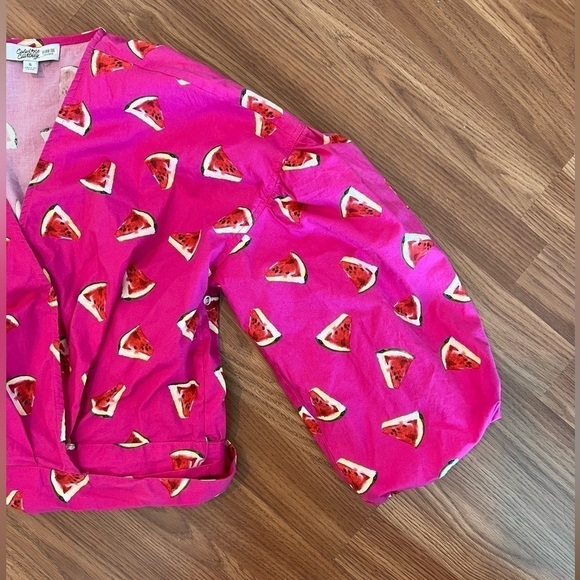 Color Me Courtney Pink Watermelon Print Top - Picture 8 of 16